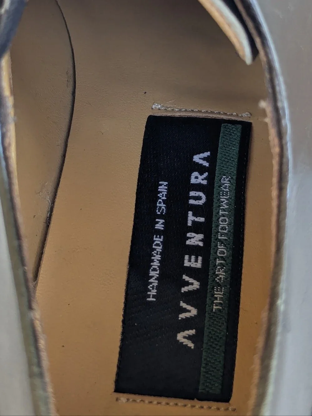 Avventura  exotic skin dress shoes, specifically Vero Cuoio Olive Leather